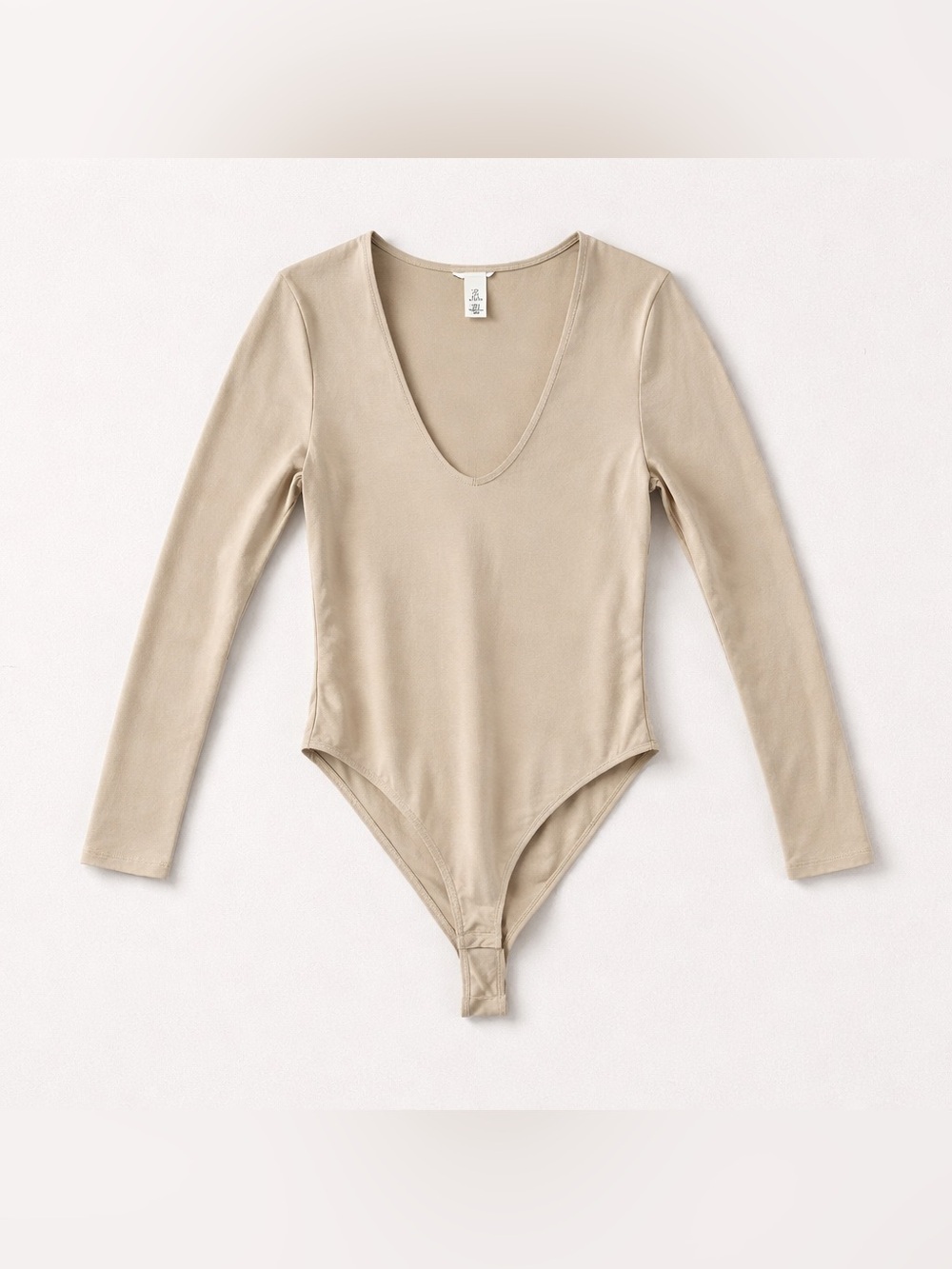 H&M Neutral Taupe V-Neck Tank Top